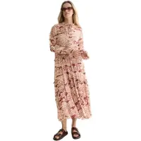 Scotch & Soda Ufu01635t Long Sleeve Midi Dress Beige 40 / Regular Femme