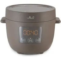 Yum Yum Yum Asia Tsuki Mini cuiseur de riz avec bol en céramique Shinsei (2,5 tasses, 0,45 litre) 5 fonctions de cuisson du riz, 2 fonctions multicuisson