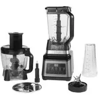 Ninja Robot de cuisine 3 en 1 : Blender et Smoothie Maker avec Auto:IQ : Gris