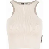 FEMSSY Haut 'MIDLINE TOP BEIGE' beige