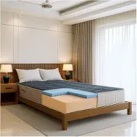 11.11 SRLS Matelas - - 120 x 190 cm - Mémoire de forme 9 zones - 25 cm - Antibactérien hypoallergénique