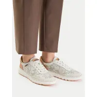 Pikolinos pour femme. W0C-6621C1 Baskets Arenas en cuir blanc avec bandes élastiques (40), Plat, Lacets, Casuel