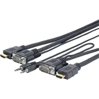 VivoLink Câble HDMI et VGA - - PROVGAHDMIFLY3 - 3m - Connexion Volante - Haute vitesse