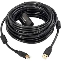 Microconnect USBAB10B-ACTIVE Câble USB 10 m 2.0 USB B USB A Noir (USBAB10B-ACTIVE)