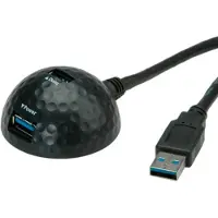 Value Valeur Câble USB 3.0 "DOME", noir 1,5 m