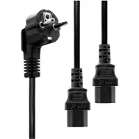 Microconnect Power Cable Schuko Splitter-2 X C13 3M