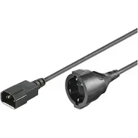 Microconnect Iec C14/schuko Power Cord 2 M 10a Argenté One Size / EU Plug 220V