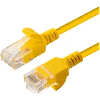Microconnect W125628027 Câble réseau jaune 5 m Cat6a U/UTP (UTP) (V-UTP6A05Y-SLIM)