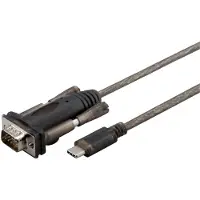 Microconnect USB3.1CRS232 1m USB C DB9 Noir Câble série (USB3.1CRS232)