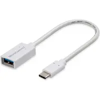 Microconnect USB3.1CAF02W 0.2m USB C USB A Blanc Câble USB (USB3.1CAF02W)