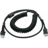 Datalogic - USB-Kabel - USB (M) bis USB (M) - 2,4m - gewickelt - Schwarz (90A052285)