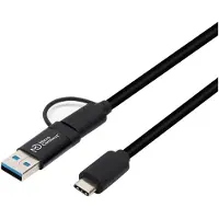 Microconnect USB3.1CCA1 Câble USB 1 m 3.2 Gen 1 (3.1 Gen 1) USB C Noir (4X90U90618)