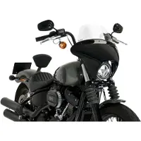 Puig 21215W Touring Batwing SML adaptable sur HARLEY DAVIDSON SOFTAIL STREET BOB FXBB Transparent