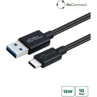 Microconnect ECO-USB3.2CA0.25, 0.25 m, USB A, USB C, USB 3.2 Gen 2 (3.1 Gen 2), Noir
