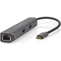 Nedis Adaptateur USB multi-ports USB 3.2 Gen1 6-en-1