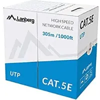 Lanberg Lcu5-10cc-0305-s Utp Cat 5e Network Cable 305 M Gris