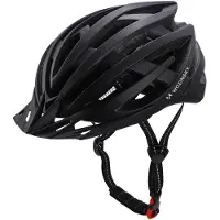 Wozinsky Casque VTT avec feu arrière USB Taille L 57-62 cm Noir