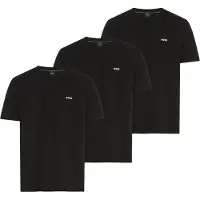 BOSS pour homme. 50559436 Pack 3 T-shirts Basic noir (M), Casuel, Coton, Manche courte