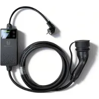 Extralink BS-PCD030 Chargeur portable pour voiture électrique 16 A, 3,6 kW, Schuko, monophasé, 5,5 m, LCD, IP67