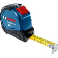 Bosch Professional 1600a01v3s Autolock 8 M Measuring Tape Doré