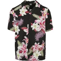Urban Classics Chemise vert pastel / pitaya / rose clair / noir / blanc