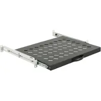 LOGON RAS600BL rack-toebehoren Rack shelf, Armoire serveur : accessoires, Noir