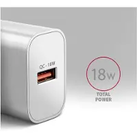 Axagon ACU-QC18W chargeur pour appareils mobiles Téléphone portable, Smartphone, Smartwatch, Tablette, Universal White AC Fast charging Indoor