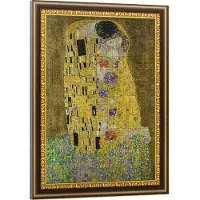 Trefl Kunstrahmen Puzzle 500 - Der Kuss, Gustav Klimt (500 pièces)