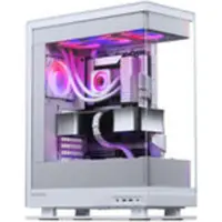 Phanteks Boitier Moyen Tour E-Atx Evolv X2 Matrix RGB Avec Panneau Vitré (Blanc) (ATX, E-ATX, mATX, Mini-ITX), Boîtier PC, Blanc