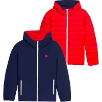 Flotte - Doudoune réversible - Charonne Indigo Rouge - Taille XS - Navy