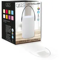 Cilgro Lampe de table LED avec poignée et câble USB - Lumière d'ambiance RGBW pour l'intérieur et l'extérieur
