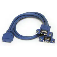 StarTech.com 2xusb 2.0 Female To Motherboard Cable 50 Cm Bleu