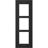 2N Telecommunications 9155013B - Cadre mural IP Verso, 3 modules - noir