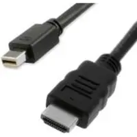 Value RO11.99.5790 câble vidéo et adaptateur 1 m Mini DisplayPort HDMI Noir