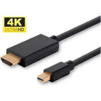 Microconnect MDPHDMI1B-4K câble vidéo et adaptateur 1 m Mini DisplayPort HDMI Type A (Standard) Noir