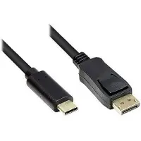 Alcasa Good Connections GC-M0105 Good Connections Adapterkabel USB-C an DP1.2 schwarz 1m