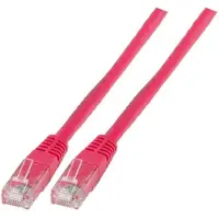 EFB Elektronik RJ45 Patchkabel U/UTP, Cat.6, PVC, CCA, 15m, magenta