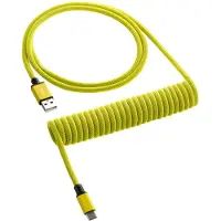 Cablemod Classic Coiled Keyboard Cable USB-C vers USB Type A Dominator Jaune