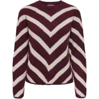 ONLY Pull-over 'ONLELIZA' crème / lie de vin