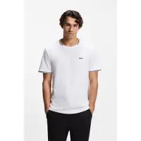 BOSS Taul 10255848 Green Short Sleeve T-shirt Blanc L Homme