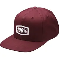 100% Icon Snapback Cap Taille