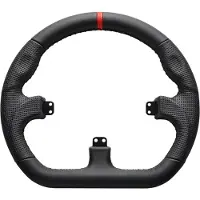 Asetek SimSports GT Rim - Closed D, cuir - noir (PC), Manette, Noir