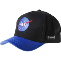 Capslab Hommes, Casquette, Space Mission NASA Cap CL-NASA-1-NAS2 Noir Taille unique, Noir, Bleu, Gris, (Taille unique)