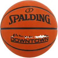Spalding Ballon de basket - - Downtown Ball 84363Z - Taille 7 - Caoutchouc - Unisexe