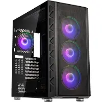 Kolink Citadel Mesh ARGB Midi Tower Black 4x ARGB-Lüfter
