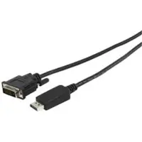 Fujitsu Câble vidéo - - DP - DVI - 0,40 m - DisplayPort - Noir