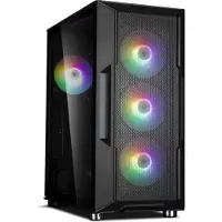 Zalman I3 Neo ATX Mid Tower PC Case Mesh front pour un refroidissement efficace Ventilateur pré-installé 3 Midi Tower Noir
