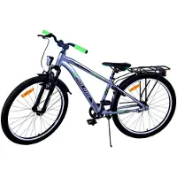 Volare Vélo enfant Cross - Garçons - 24 pouces - Gris foncé
