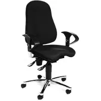 Topstar Chaise ergonomique Sitness 10 Noir contact permanent (46 - 56 cm)