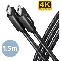 Axagon BUCM32-CM15AB Câble USB 3.2 Gen 2x2 1,5 m USB C Noir